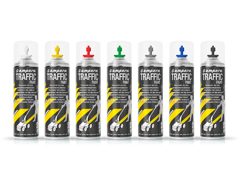 Разметка парковок, тротуаров, проезжей части, Ampere system